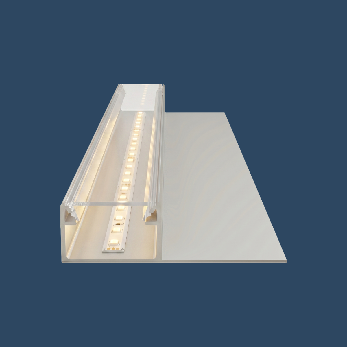 LED Profil Abdeckung | Passend für Palermo, Catania, Verona, Madrid, London, Stockholm, Kopenhagen, Oslo, Reykjavik und Zürich