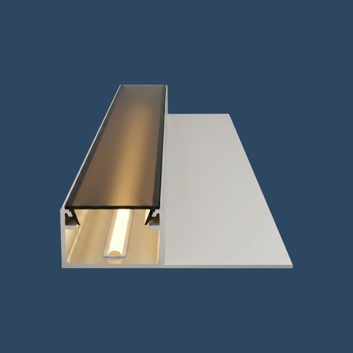 LED Profil Abdeckung | Passend für Palermo, Catania, Verona, Madrid, London, Stockholm, Kopenhagen, Oslo, Reykjavik und Zürich