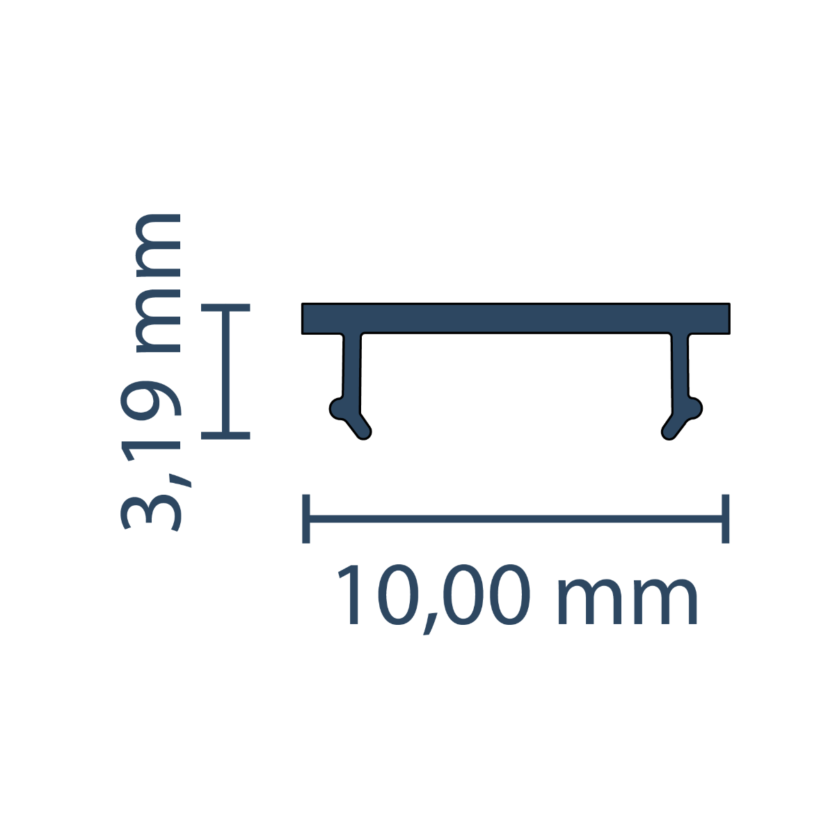 LED Profil Abdeckung | Passend für Barcelona und Neapel