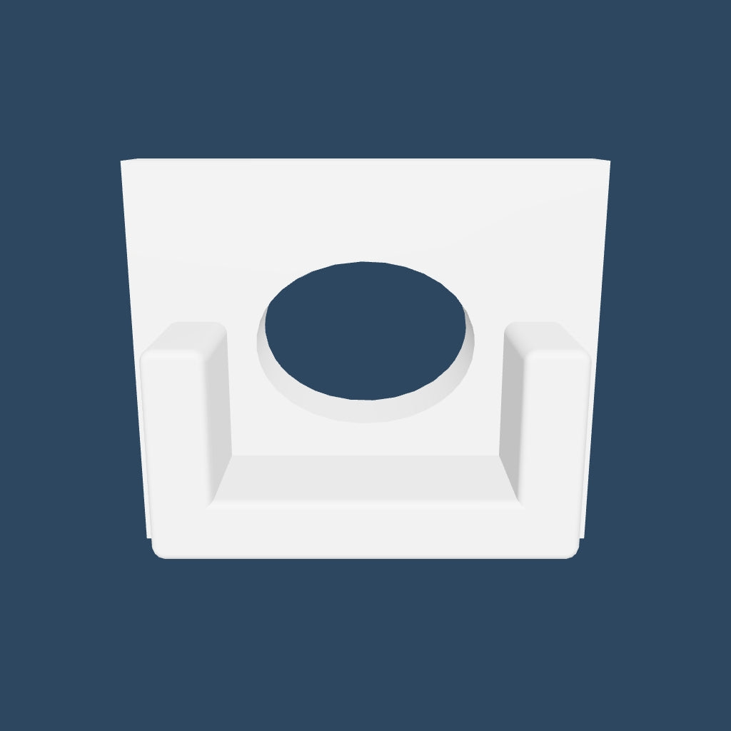 Endkappe für LED-Profil Neapel – 3D-Modell