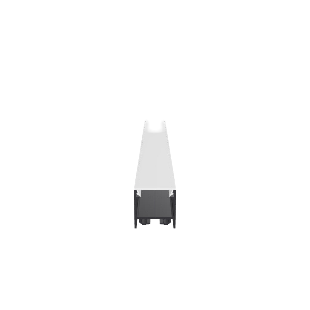 LED-Aufbauprofil London – 3D-Modell (Schwarz)