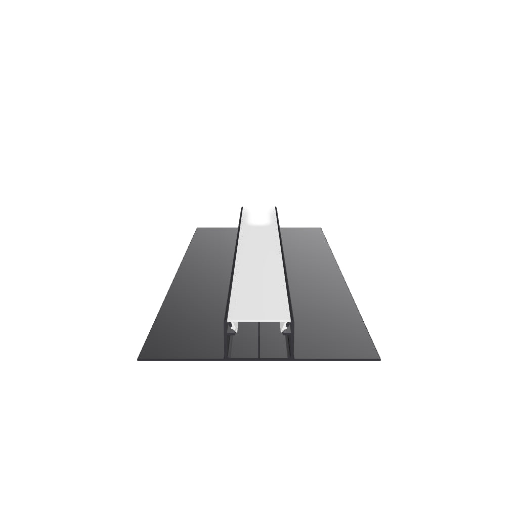LED-Trockenbauprofil Stockholm – 3D-Modell (Schwarz)