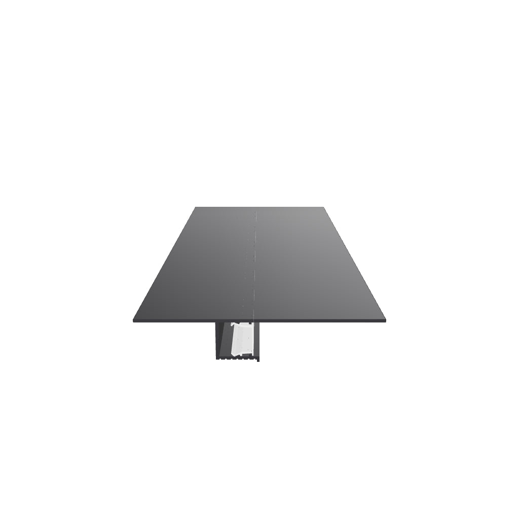 LED-Trockenbauprofil Helsinki – 3D-Modell (Schwarz)