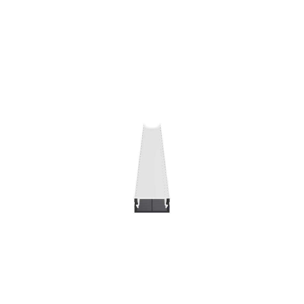LED-Aufbauprofil Brüssel – 3D-Modell (Schwarz)