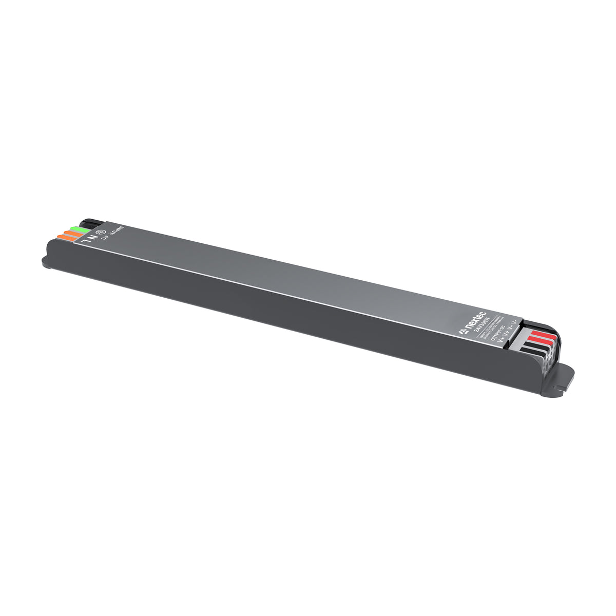 Schmales LED-Netzteil 24 V 350 W 14,6 A IP20 mit Schnellklemmen an beiden Enden, 305 × 31,3 × 22,6 mm