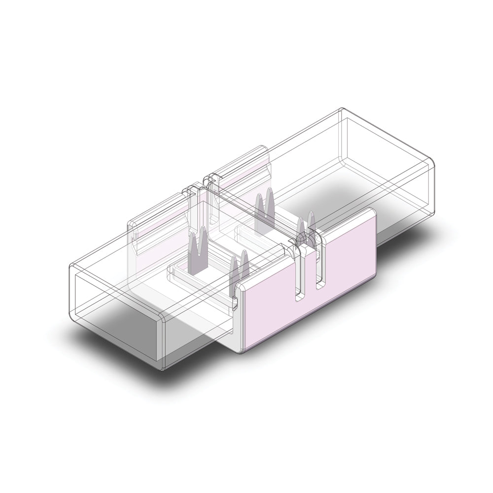LED-Streifen Schnellverbinder IP67 wasserdicht 10×4 mm – Streifen-zu-Streifen, lötfrei