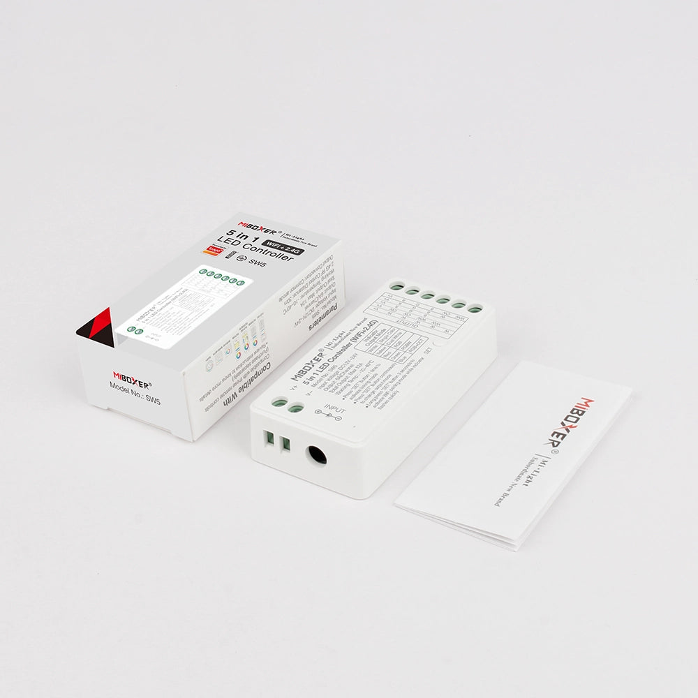 MiBoxer SW5 WLAN-LED-Controller 5-in-1 – Tuya-App + 2,4 GHz, 12–24 V – Bild 3