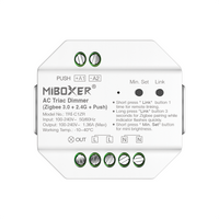 MiBoxer TRI-C1ZR Zigbee-Triac-Dimmer 230 V, Phasenabschnitt